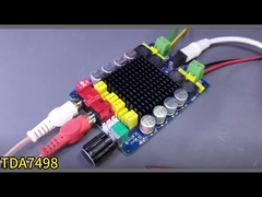 Dual Channel Audio Board 2X100W Home Versterker voor ontvangers en versterkers DC14-34V Class D TDA7498