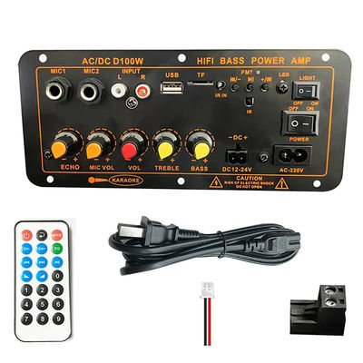 100-300W Car Audio Amplifier Board met Bluetooth 5.0 en Dual Mic Input voor Karaoke en Subwoofer