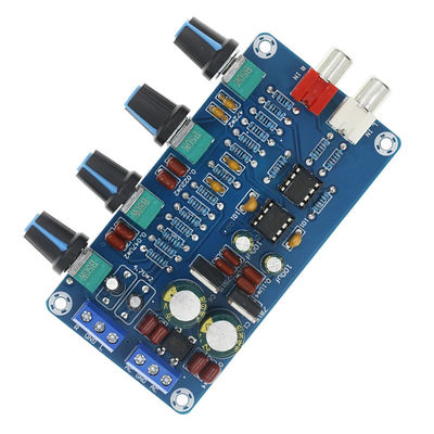 4-kanaals Home Versterker NE5532 Stereo Preamp Module met Tone Control Circuit
