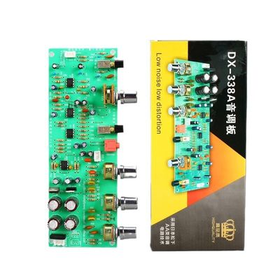 Dual AC Series Power Amplifier Board Preamp DX338A met Dual 12V lineaire AA-klasse tooncircuit en gelijk luidsnelheidsschakelaar