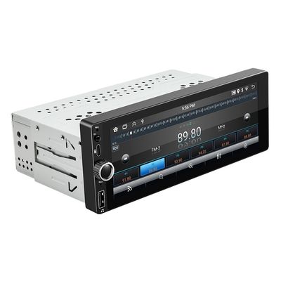 Single Din 6,86 inch CarPlay/Android Auto autoradio met touchscreen LCD USB-aansluiting Dashboard plaatsing