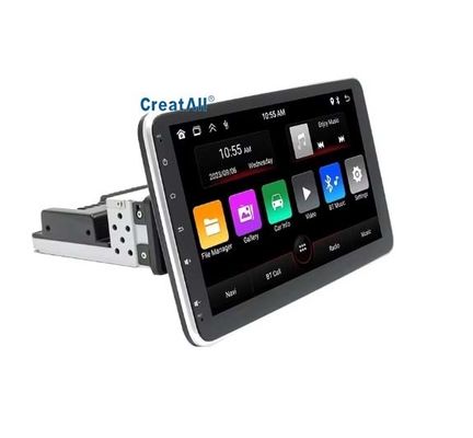 Creatall 10.1 inch Centrale besturingswagen Android GPS-navigatie-eenheid CarPlay voor BT USB 360 graden draaiend scherm Single Head