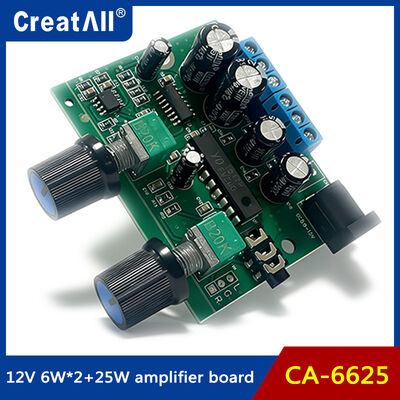 CA-6625 2.1 Channel Ultra Heavy Bass Digital Amplifier Board Module met 12V stroomvoorziening voor DIY Audio Projects