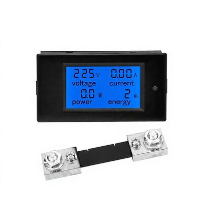 DC LCD Digital Power Meter Module Voltage Current Energy Monitor Panel Meter 89.6 X 49.6 X 24.4mm Digital Voltage Meter