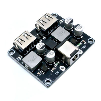 Gelijkstroom-gelijkstroom Buck Converter Charging Step Down-de Module 6-32V 9V 12V 24V aan Snelle Snelle Lader scheept Dubbel USB QC3.0 QC2.0 in