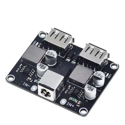 Gelijkstroom-gelijkstroom Buck Converter Charging Step Down-de Module 6-32V 9V 12V 24V aan Snelle Snelle Lader scheept Dubbel USB QC3.0 QC2.0 in