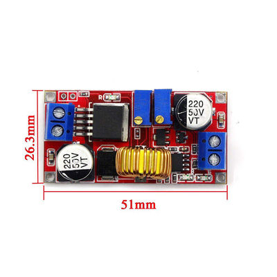 De grote Huidige van het LEIDENE van 5A Constant Current Constant Voltage Batterij die Aandrijvingslithium XL4015-Module laadt