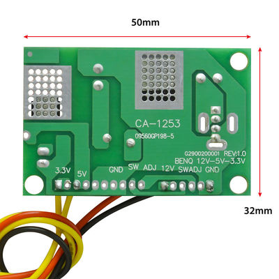 CA-1253 12V tot 5V tot 3.3V LCD-voedingsbord Spanningsomrekeringsmodule met draad DC-DC stap-down voedingsmodule