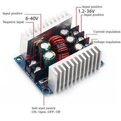 De Module van gelijkstroom 300W 20A Constant Step Down Converter Voltage Buck Current Source Power Supply