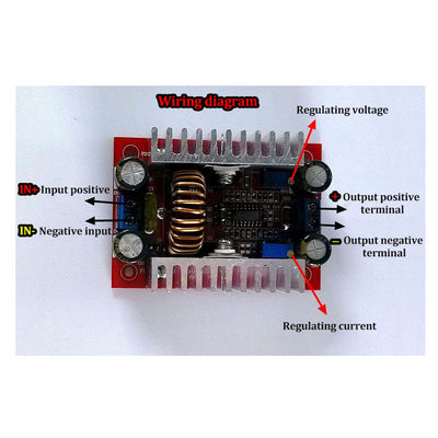 De de Voedingmodule van gelijkstroom 400W 15A voert Verhogingsmodule 8.5-50V aan 10-60V op