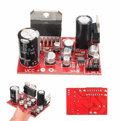 38W uitgangsversterkerbord met DC 12V voeding en TDA7379 + AD828 chipset audiomodule