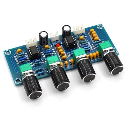 NE5532 Versterker Audiomodule Klasse D Digitale versterker met DC12V-24V-invoer en volume-aanpassing van treble bass