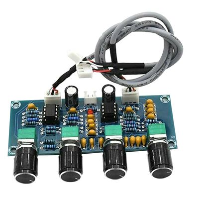 NE5532 Versterker Audiomodule Klasse D Digitale versterker met DC12V-24V-invoer en volume-aanpassing van treble bass