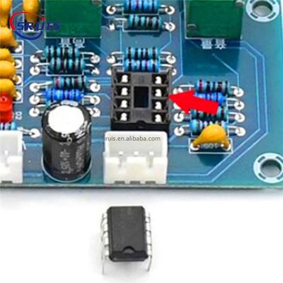 NE5532 Versterker Audiomodule Klasse D Digitale versterker met DC12V-24V-invoer en volume-aanpassing van treble bass