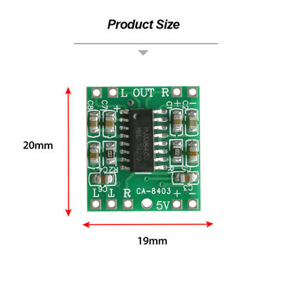 Ultra Kleine 20x19mm Audio Versterker Module met 2x3W Uitgang en 5V DC Power Klasse D Digitale Versterker Board