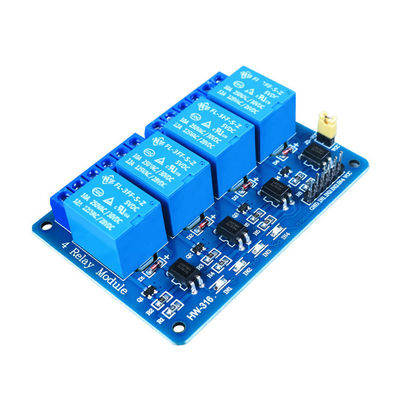 5V optokoppeling 4 de Module IED van het Kanaalrelais het Onderwijs van de Programmeringsstam