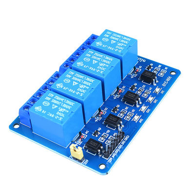 5V optokoppeling 4 de Module IED van het Kanaalrelais het Onderwijs van de Programmeringsstam