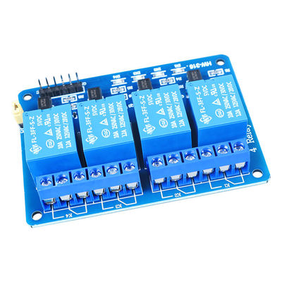 5V optokoppeling 4 de Module IED van het Kanaalrelais het Onderwijs van de Programmeringsstam