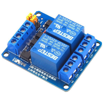 van het de Controlerelais van 3.3V 5V 12V 24V Module 2 Kanaal Dubbele Optokoppeling