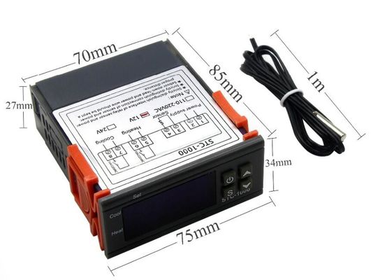 Stc-1000 Digitaal Vochtigheidscontrolemechanisme Thermostat Temperature Controller AC 110V 220V