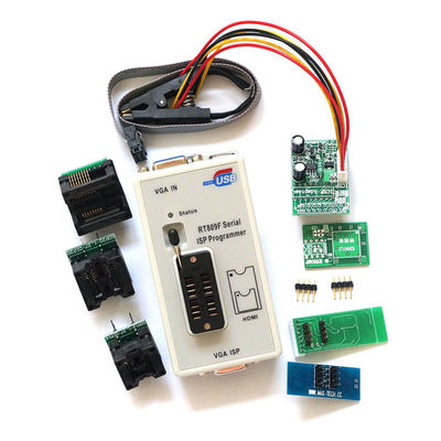 RT809F Programmer Moederbord IC Chip Tester Tool 7 Adapters SOP16 SOP20