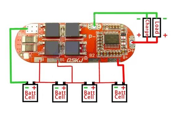 Het Laden van Creatallpcb PCM 4S 20A Bms Raadsgelijkstroom Gelijkstroom Convertor