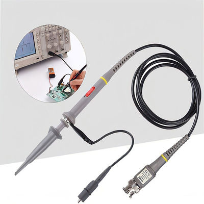 P6100 BNC Tester Tool Oscilloscope Probe Kit 100MHz 1X 10X Clip 2-Piece Set