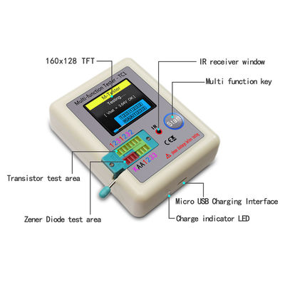 De Multimeter van het de Transistormeetapparaat van MOS/PNP/NPN TC1 voor Diodetriode