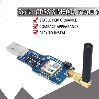 De Draadloze Wifi Module Usb van SIM800 SIM800C aan Gsm de Bandgsm GPRS van de Modulevierling