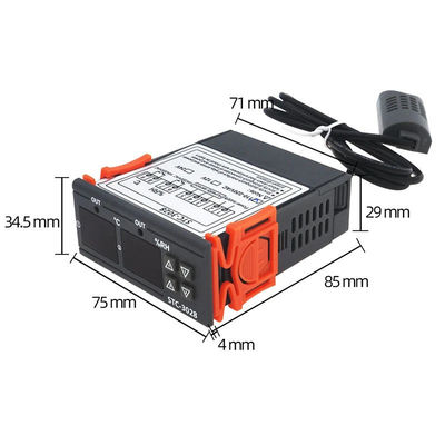 STC-3028 AC 220V DC 12V-24V Digitale Vochtigheidsregelaar Dubbele Voeding Bewakingsapparaat