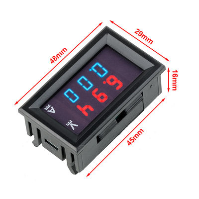 Van de de Ampèremetervoltmeter 10A 100A Ac van gelijkstroom 0-100V Digitale de Voltmeterampèremeter