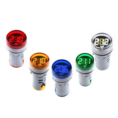 22mm Mini Digital Voltmeter gelijkstroom 6-100V het Meetapparaatindicator Proeflamp light display van de Voltagemeter