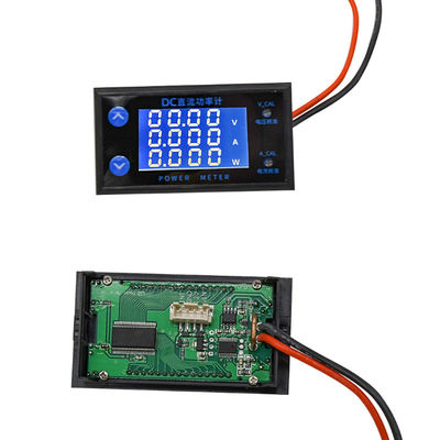 10A digitale Volt en Ampèremeter 4 Beetje Hoge Precisie gelijkstroom 0-200V