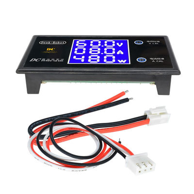 LCD de Digitale Ampèremeter gelijkstroom 0-100V 10A 1000W van de Wattmetervoltmeter