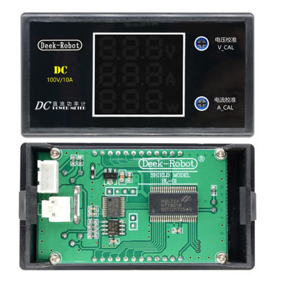LCD de Digitale Ampèremeter gelijkstroom 0-100V 10A 1000W van de Wattmetervoltmeter