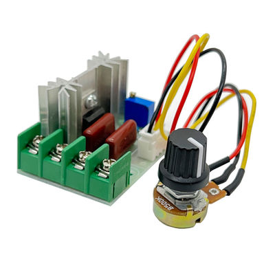 AC 220V 2000w de Potentiometer van het Controlemechanismedimmers governor module van de Motorsnelheid