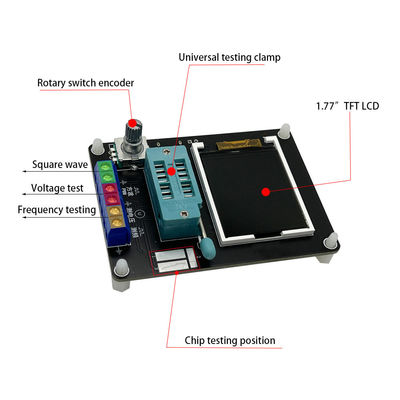 GM328A Transistor Diode Tester Tool ESR Spanningsfrequentiemeter Detector
