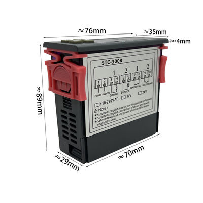 Stc-3008 Digitaal Thermometercontrolemechanisme Two Relay Output met Sonde 12V 24V 220V