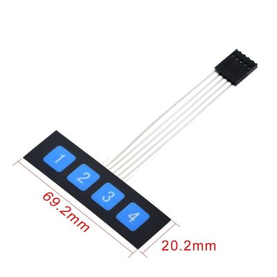 16 Sleutel Membraan Schakelaar Keypad 4 * 4 Matrix Keyboard Voor DIY KIT
