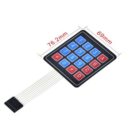 16 Sleutel Membraan Schakelaar Keypad 4 * 4 Matrix Keyboard Voor DIY KIT