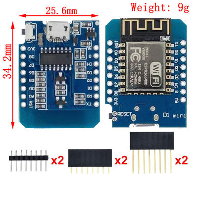 Gebaseerd op ESP8266 CH340G Nodemcu V2 Mini Pro V3.0 NodeMcu 4MB/16MB Bytes Lua WIFI Internet Of Things Development Board
