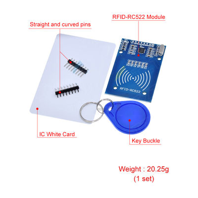 13.56MHz RFID RC522-module voor Arduino IC KEY SPI Writer Reader IC Card Proximity Module