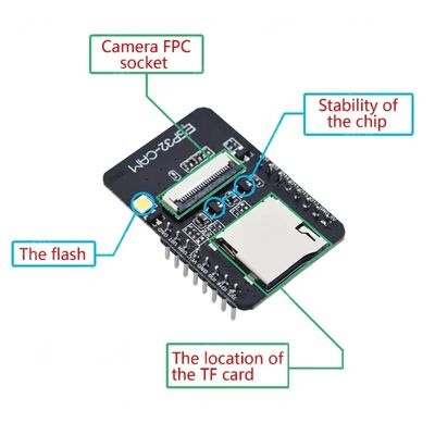 ESP32 ESP32-S Wifi BT Development Board met OV2640 camera module ESP32-CAM