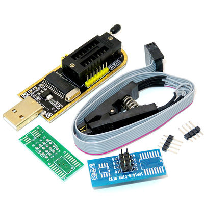 CH341A 24 25 Series EEPROM Flash BIOS USB Programmer Module + SOIC8 SOP8 Testclip Voor EEPROM 93CXX / 25CXX / 24CXX