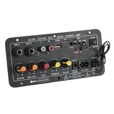D10 12V 24V Subwoofer Digitaal Versterker Board Draadloos Audio Stereo BT 5.0 Dual Microphone Karaoke Amp Speaker Acc