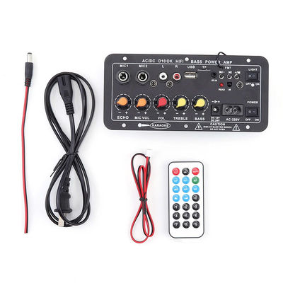 D10 12V 24V Subwoofer Digitaal Versterker Board Draadloos Audio Stereo BT 5.0 Dual Microphone Karaoke Amp Speaker Acc