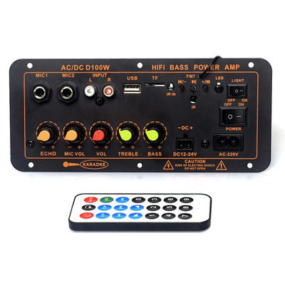 D100W Bluetooth 5.0 Power Amplifier Board AC 220V DC 12-24V 5V draadloze module voor 8-12 inch