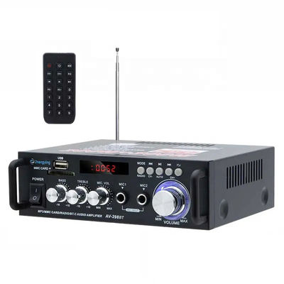 120W LDZS AV-298BT stereo-audioversterker met draadloze BT 2.0 en HIFI-geluidskwaliteit