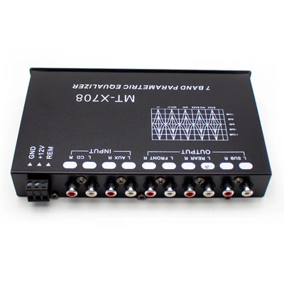 24V 5 Segment Auto Audio Equalizer met afstandsbediening en Aux Input voor nauwkeurige afstemming