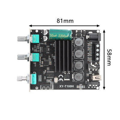 XY-T100H Bluetooth 5.0 Audio Versterker Board 100WX2 met Sinilink-APP Control en TPA3116D2 Stereo Digital Power